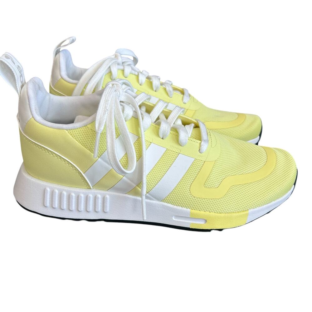 adidas Yellow and White Running Sneakers